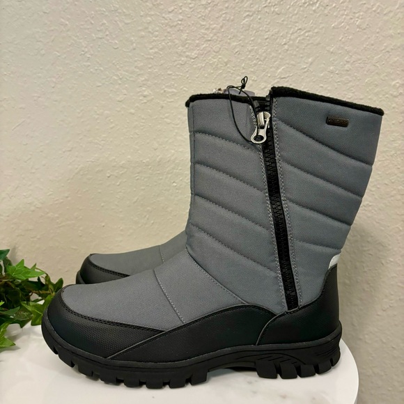 mysoft Mens Winter Snow Boots Waterproof (Size-10) - Picture 2 of 7